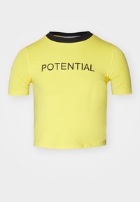 POTENTIAL FITTING TEE UNISEX - Potiskana majica - yellow