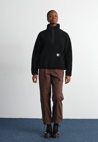 Carhartt WIP ELLIOT HIGH NECK LINER - Pulover iz flisa - black