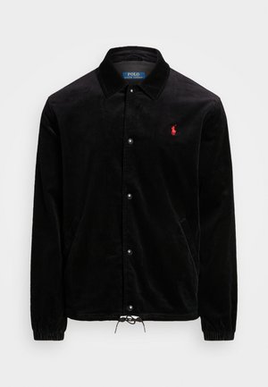 CORDUROY COACH'S JACKET - Chaqueta fina - black