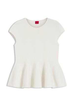 HUGO, SIEFATA - Βασικό μπλουζάκι - open white