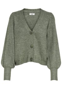 JDY Cardigan - mottled dark green