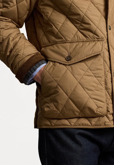 Polo Ralph Lauren THE BEATON QUILTED JACKET - Lengva striukė - honey brown