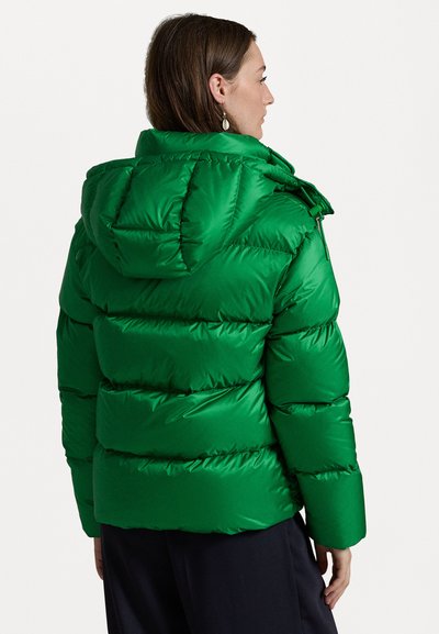 Polo Ralph Lauren WATER REPELLENT QUILTED DOWN JACKET - Pūkinė striukė - chroma green