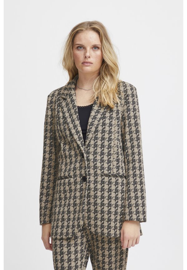 IHKate - Blazer - doeskin houndstooth
