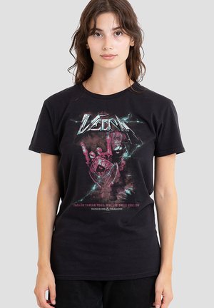 DUNGEONS DRAGONS VECNA LIGHTNING ROCK BAND - T-Shirt print - black