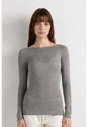 Intimissimi, ULTRALIGHT BOAT NECK - Camiseta de manga larga - grey denim
