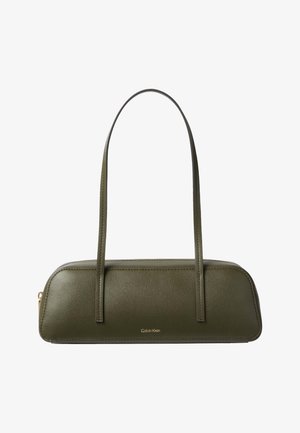 Calvin Klein, FOIL LOGO BAULETTO - Handtasche - olive night