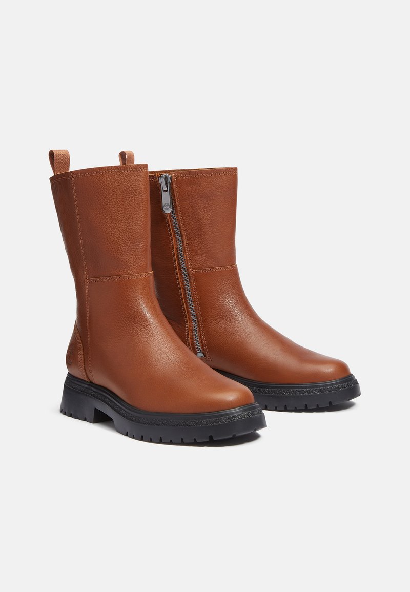 Timberland Kotníkové boty na platformě - rust copper