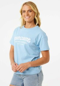 Rip Curl SURF PUFF - T-shirts print - mid blue