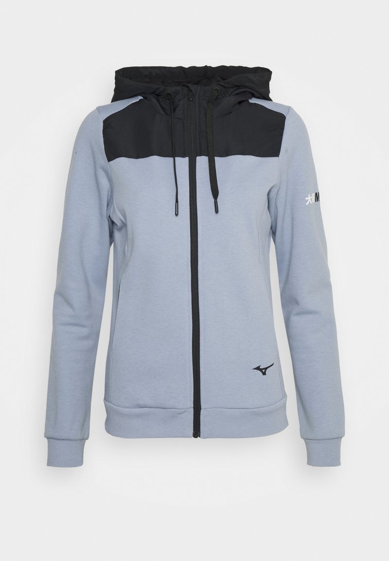 Damen Sportbekleidung | Mizuno ATHLETIC JACKET Trainingsjacke blue blizzard/blau - JN30841 Damen Sportbekleidung | Mizuno ATHLETIC JACKET Trainingsjacke blue blizzard/blau - JN30841