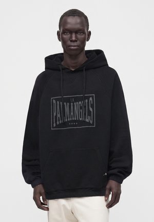 Palm Angels, VINTAGE BOX LOGO LOOSE - Φούτερ με κουκούλα - black/grey