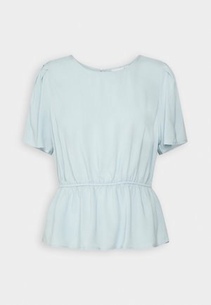 VILA VITRINE O-NECK PEPLUM - Pluus - kentucky blue