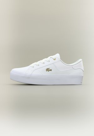 Lacoste ZIANE PLATFORM 124 - Sneakers laag - white/gold