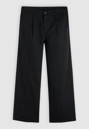Levi's® Workwear, LOOSE PLEATED WORK CHINO - Chinos - mineral black twill