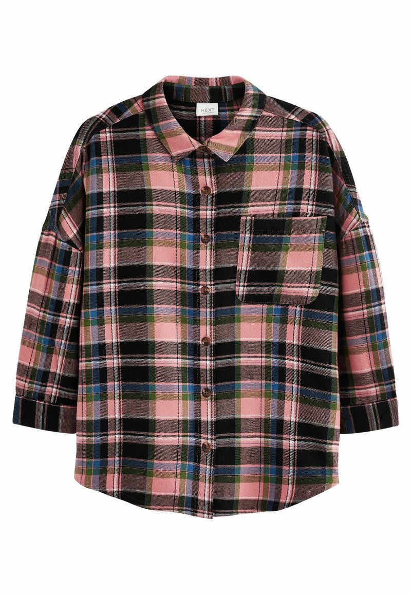 Next OVERSIZED - Paitapusero - pink black check