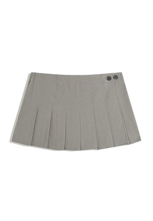 PLEAT - Gonna a campana - grey