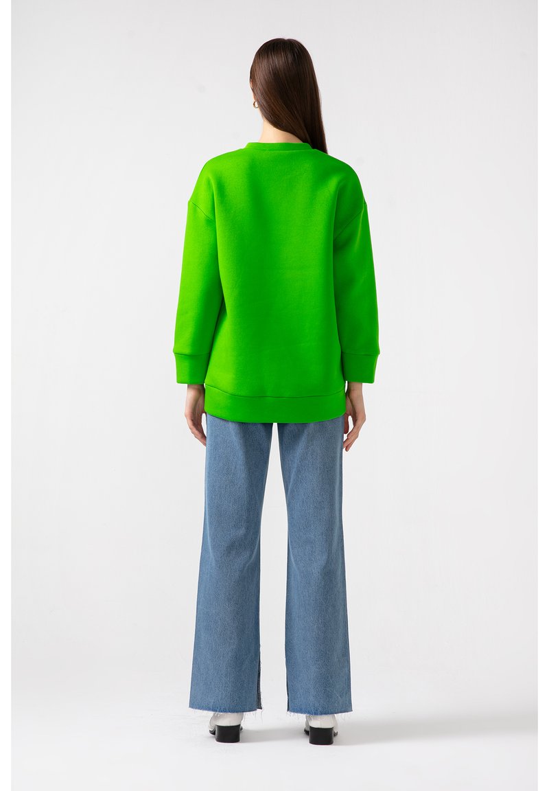Damen Sweatshirts | Touché Privé GRANNY SQUARE SWEATSHIRT Sweatshirt green/grün - XQ40655 Damen Sweatshirts | Touché Privé GRANNY SQUARE SWEATSHIRT Sweatshirt green/grün - XQ40655