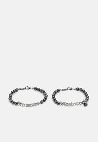 EMILIO BRACELET 2 PACK UNISEX - Brăţară - black
