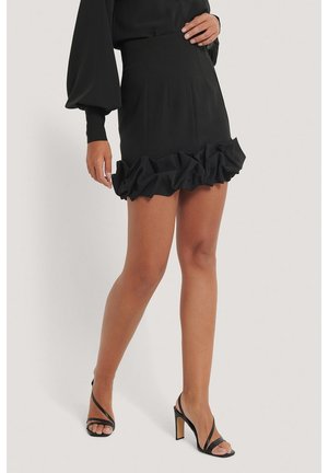 A-snit nederdel - black