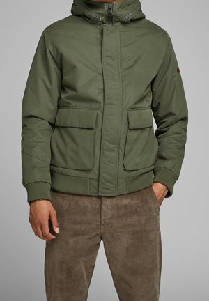 Winterjacke - dark green