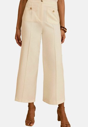 Love & Roses TAILORED - Püksid - white
