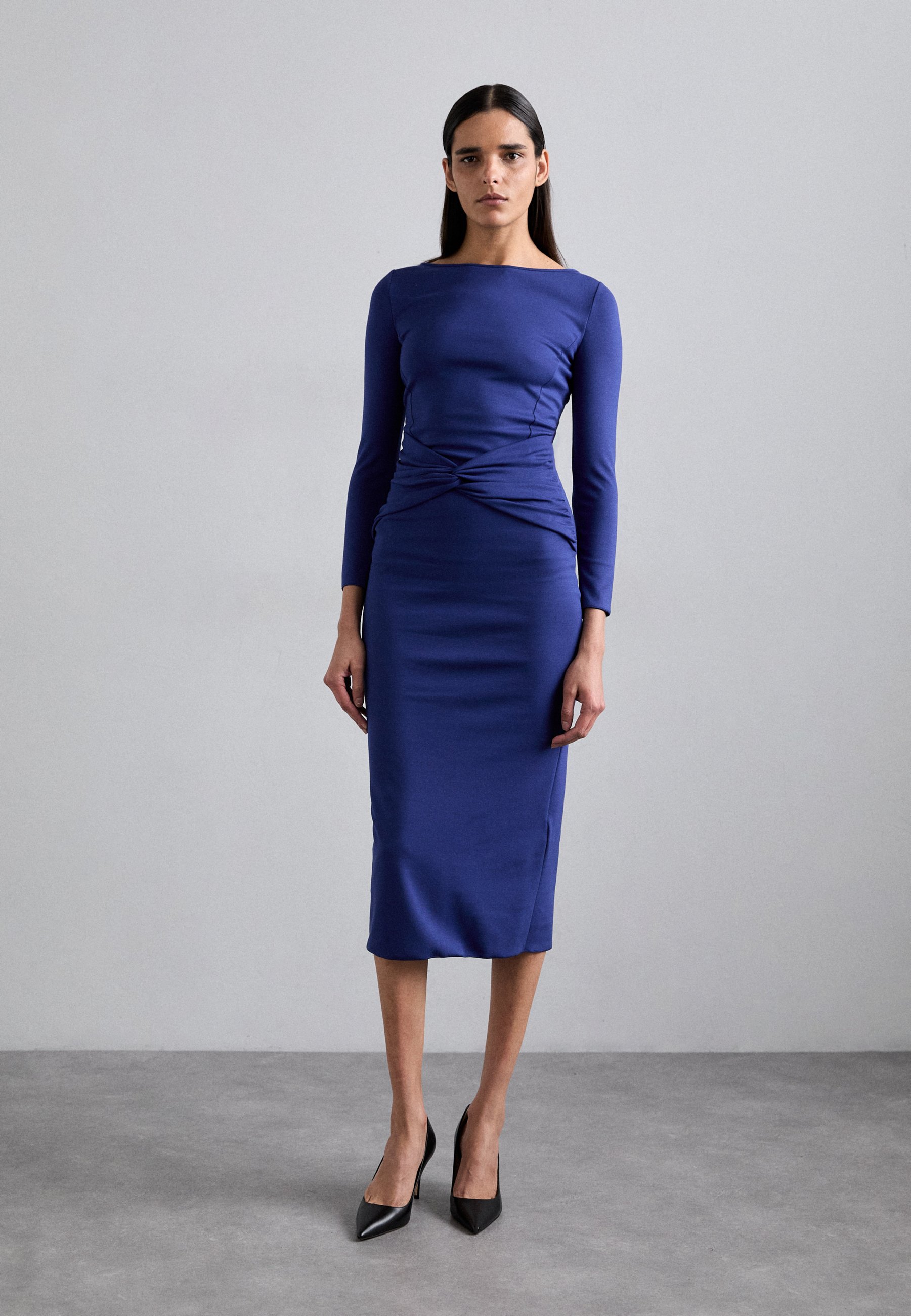 Emporio Armani DRESS - Jersey dress - summer night/blue - Zalando.ie Emporio Armani DRESS - Jersey dress - summer night/blue - Zalando.ie