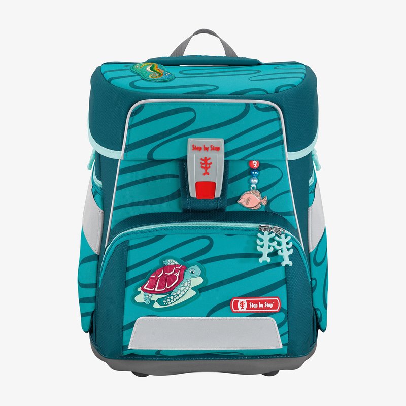 Step by Step SPACE-SET 5TLG - Schulranzen Set - happy turtle