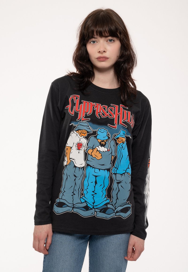 Paradiso Clothing CYPRESS HILL BLUNTED - Long sleeved top - black