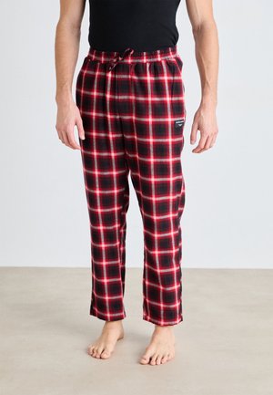 CORE PYJAMA PANTS - Nachtwäsche Hose - red/black