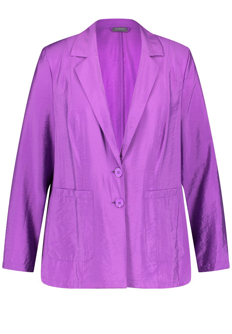 Samoon Blazer donkerroze
