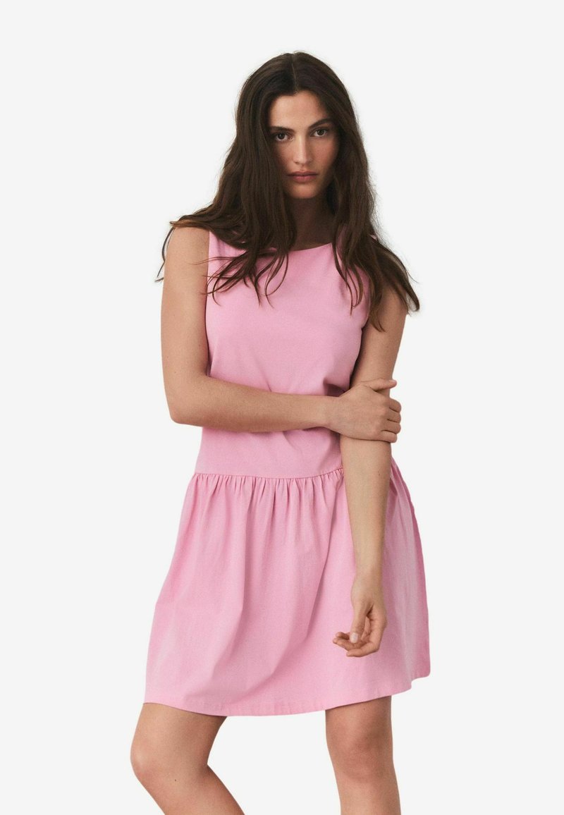 Next REGULAR FIT - DROP WAIST  - Jerseyklänning - pink