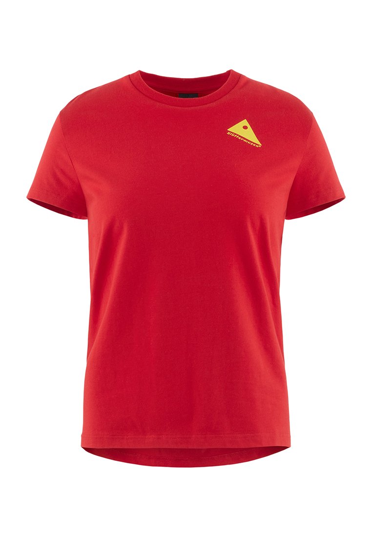 Klättermusen T-shirt print rood