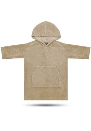 LANGARM PONCHO - Bademantel - beige