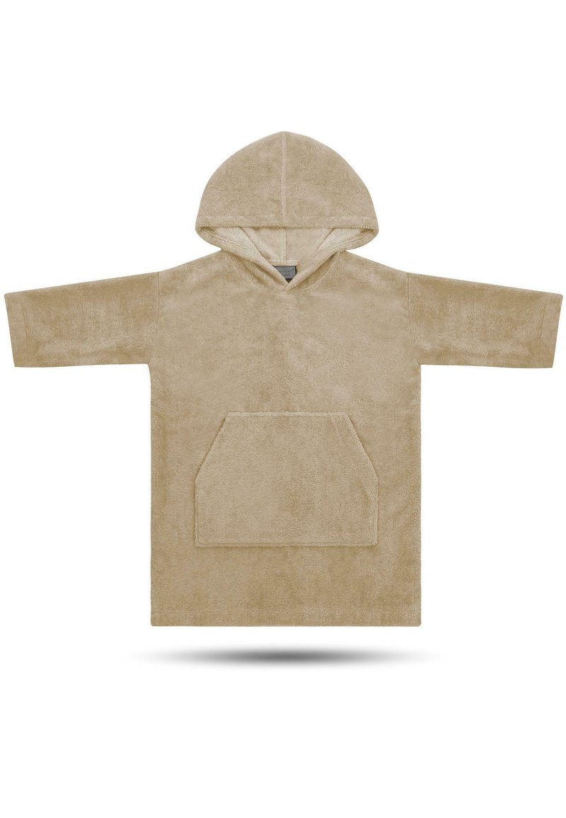 Normani LANGARM PONCHO - Bademantel - beige