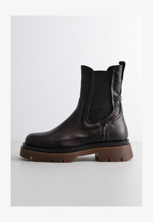 GANT MEGHANY - Platform ankle boots - dark brown