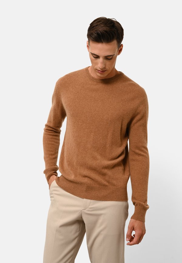HOWARD - Strickpullover - noisette