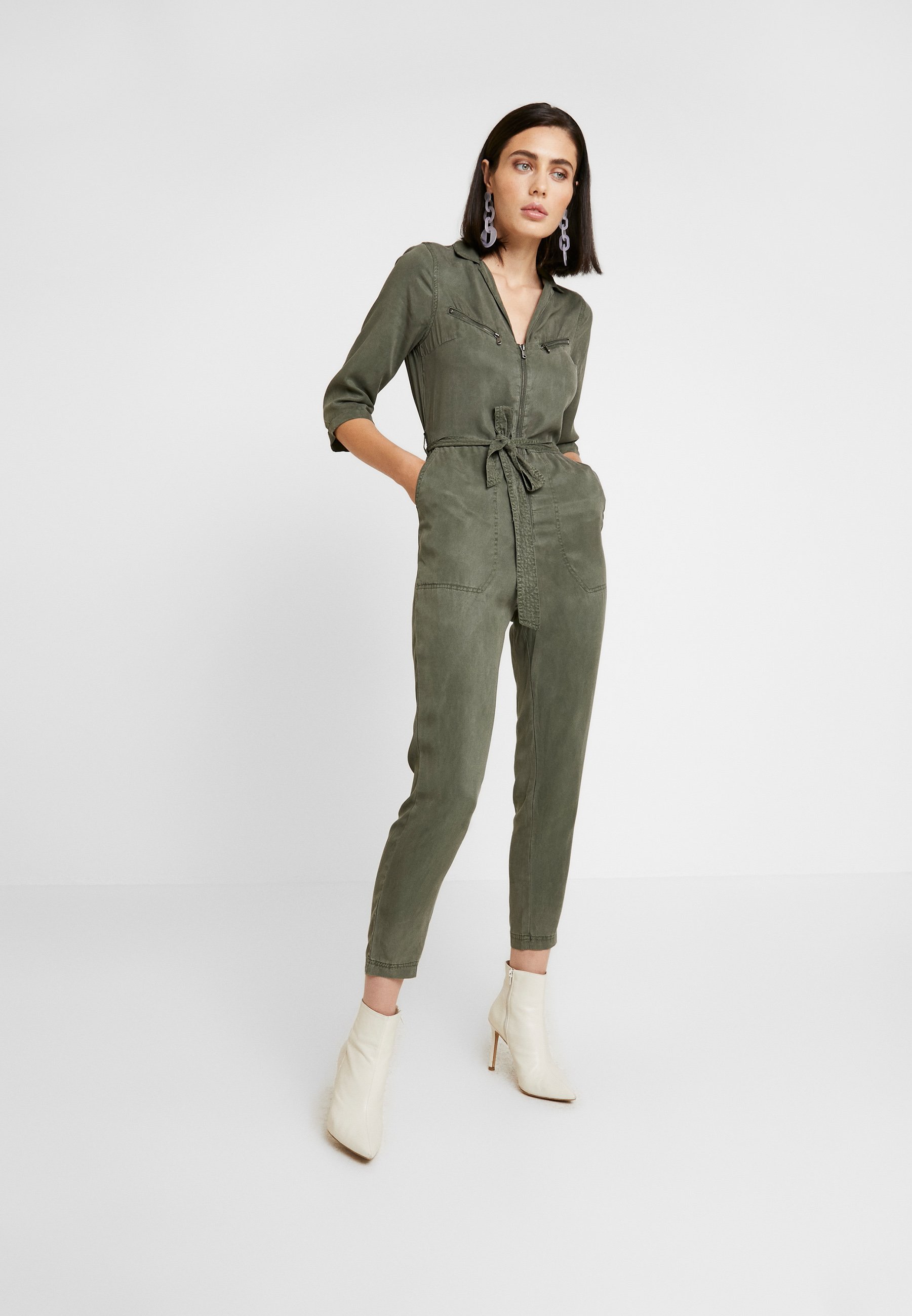 abercrombie green jumpsuit
