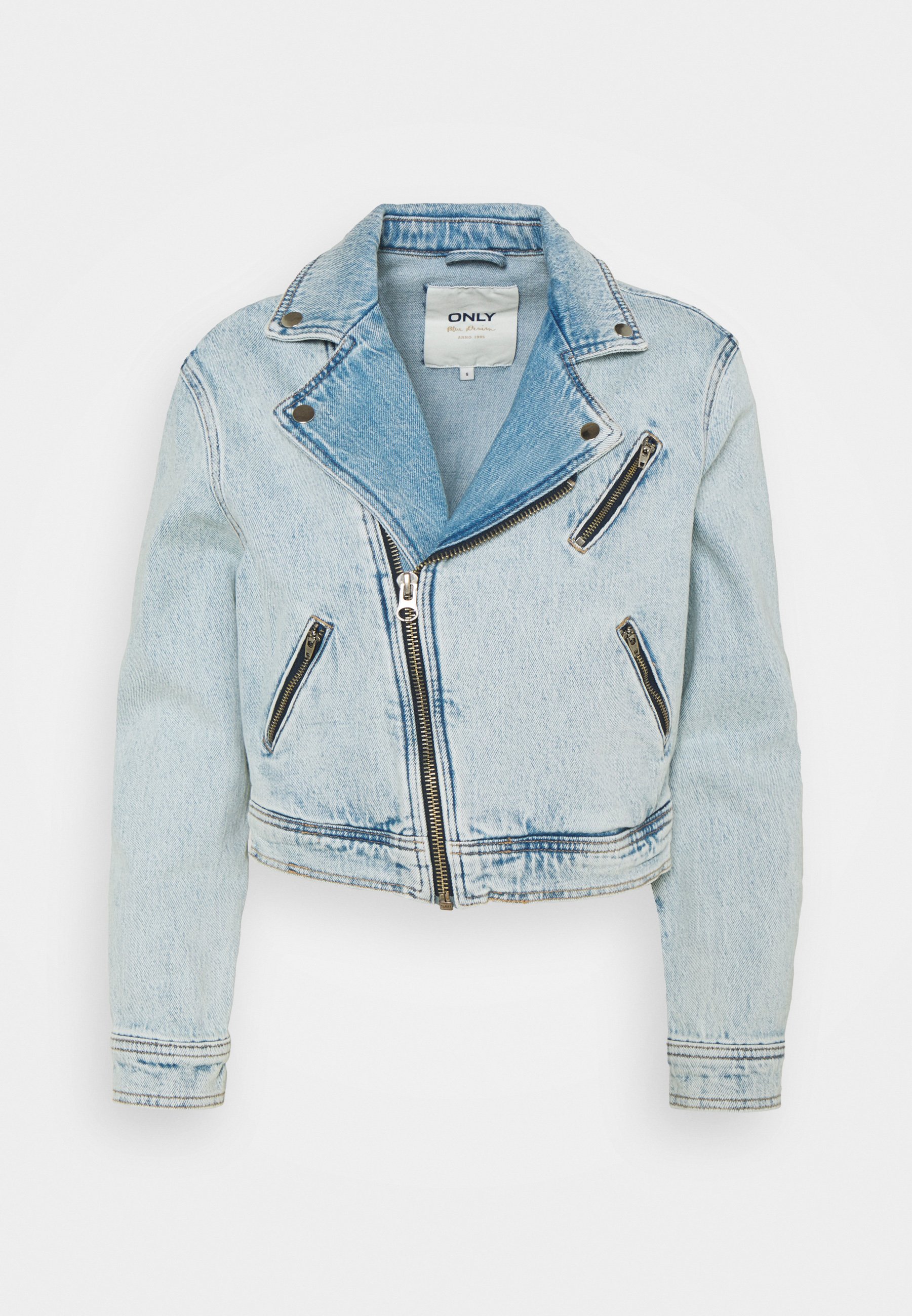 denim moto jacket