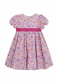 JoJo Maman Bébé - REGULAR FIT - FLORAL PUFF SLEEVE - Day dress - pink Thumbnail Image 1