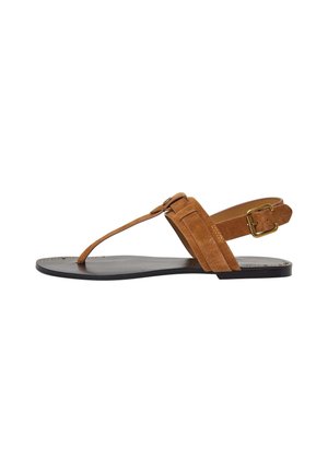 Sandaler m/ tåsplit - caramel beige