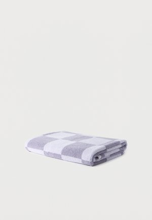 CHECK BATH TOWEL ORGANIC - Towel - lavender