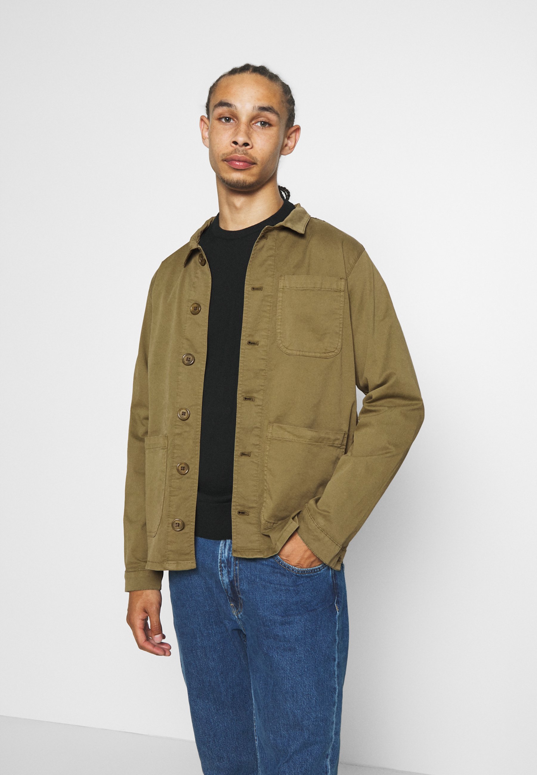 green workwear jacket