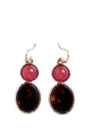 SEED FALL - Auskari - orange/carnelian tort mix