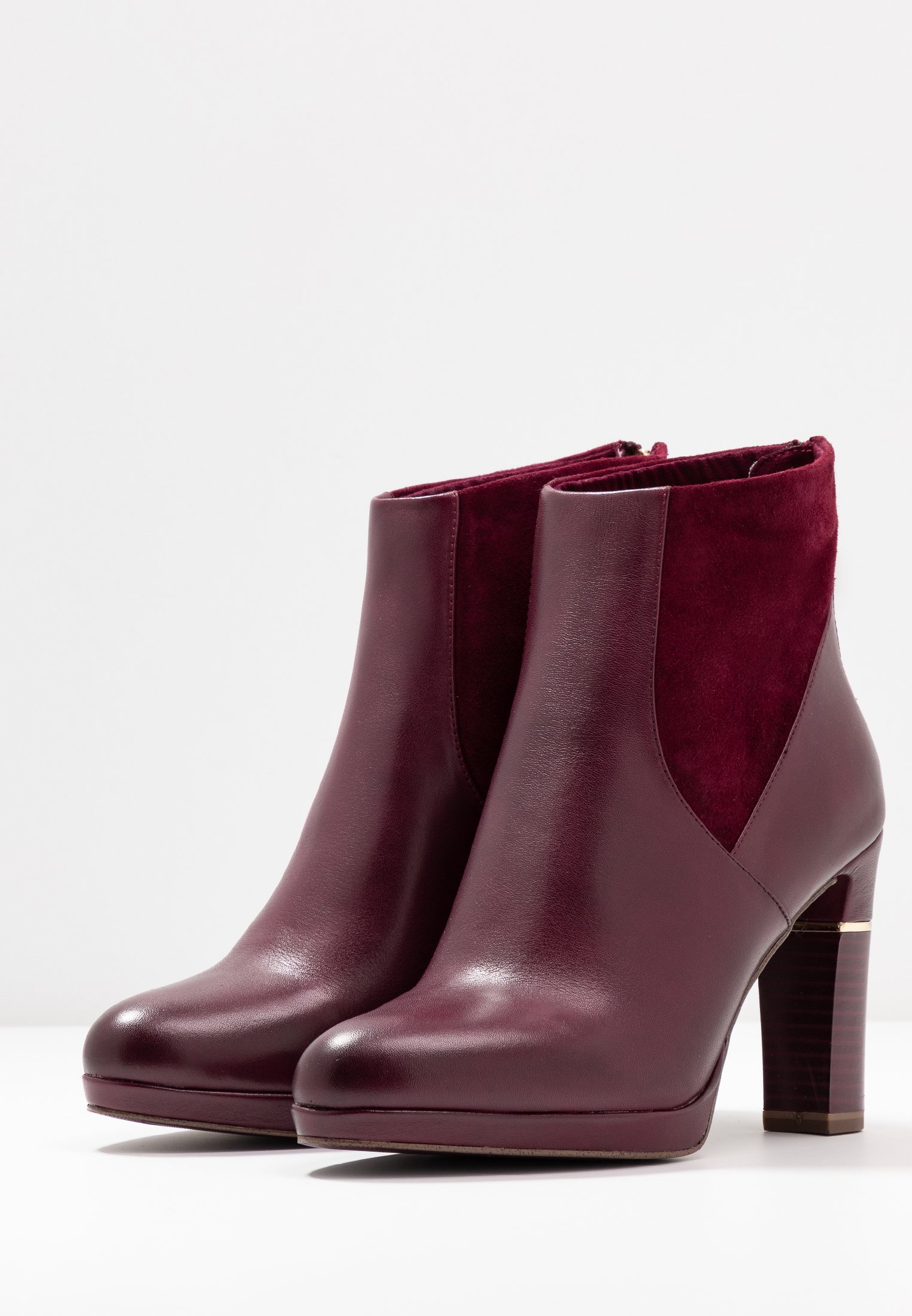 Tamaris Heart Sole High Heel Stiefelette Bordeaux Zalando De