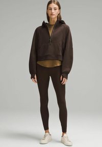lululemon SCUBA OVERSIZED HALF ZIP HOODIE - Luvtröja - espresso