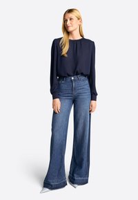 Rich & Royal MIT DEZENTEN RAFFUNGEN - Blusa - midnight blue