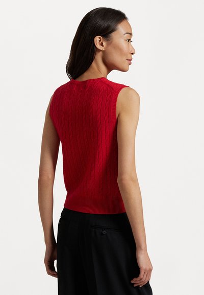 Polo Ralph Lauren SLEEVELESS - Džemperis - red