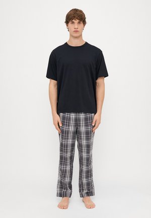 JACLUCA TEE AND PANTS GIFTBOX - Pidžaamad - black/asphalt