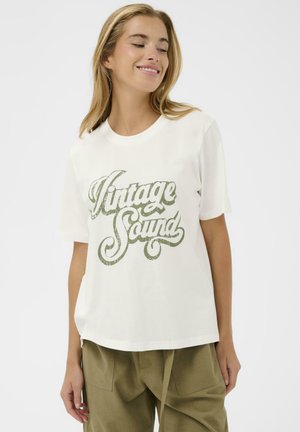 KAHELLA - T-shirt con stampa - chalk