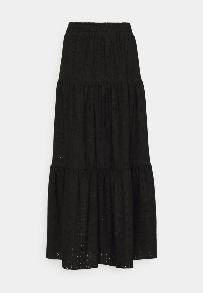 Object OBJRITTA LONG SKIRT Maxi skirt black Zalando.co.uk